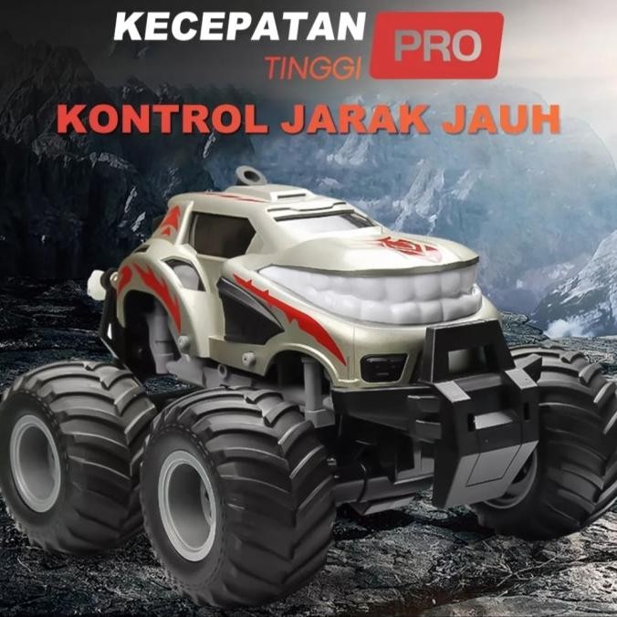 MAINAN EDUKASI ANAK MOBIL RC REMOTE CONTROL JUMBO MONSTER TRUCK