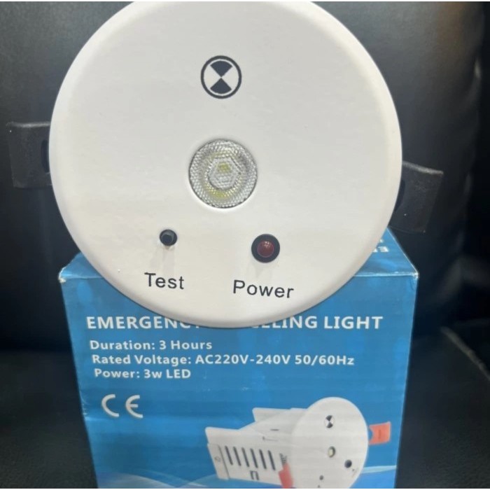 lampu emergency plafon led 1 watt lampu led ceiling emergency darurat