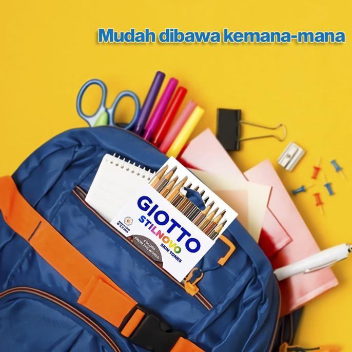 

GIOTTO PENSIL WARNA 12 WARNA 3.3 MM STILNOVO SKIN TONER LYR-257400