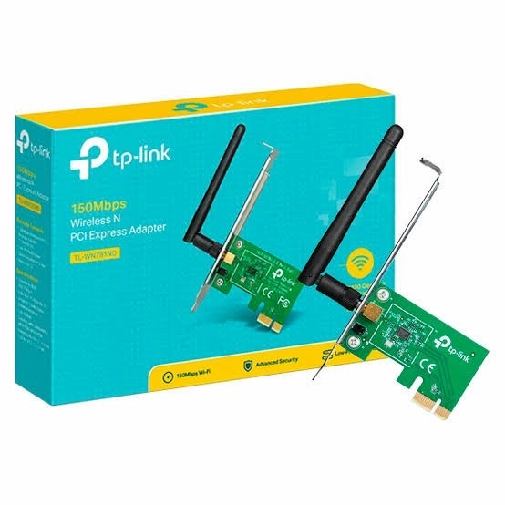 TP-LINK TP LINK TP-LINK WN781ND 150MBPS PCI-E WIFI RECEIVER ADAPTER