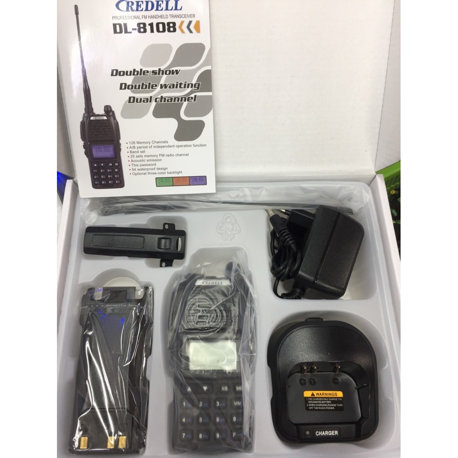 HT REDELL DL-8108 dual band uhf vhf promo