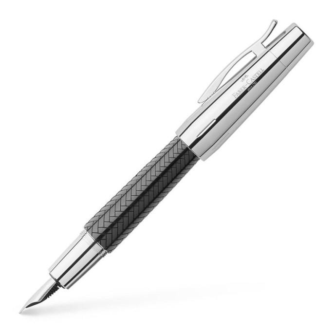 

TERBARU - Faber-Castell | E-Motion Parquet Black Fountain Pen