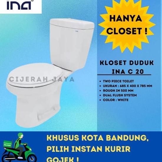 Spesial Monoblok Ina C20 Closet Duduk Kloset Duduk Ina