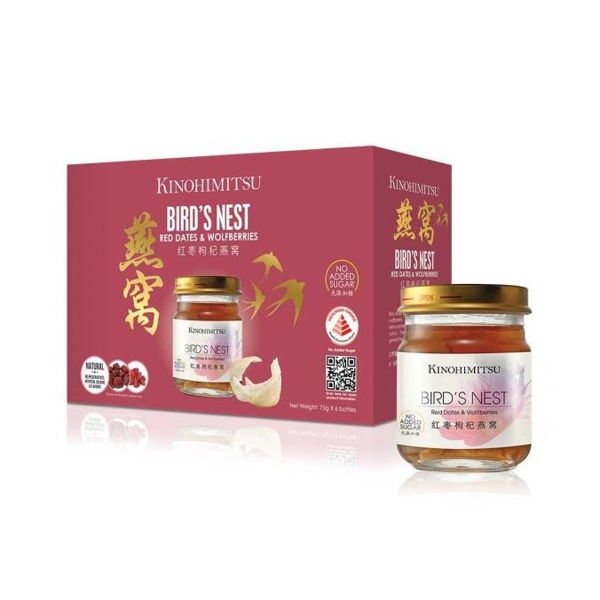 

Kinohimitsu Bird Nest With Red Dates & Wolfberries 6 Bottles