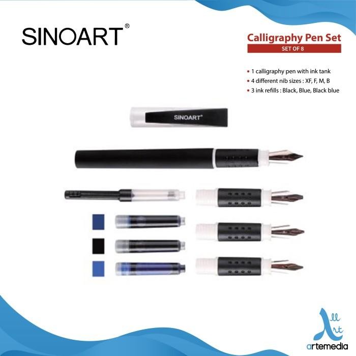 

Pena Kaligrafi Sinoart Calligraphy Fountain Pen Set