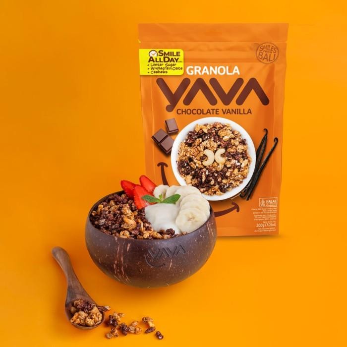 

Yava Carton Pack Granola Chocolate Vanilla ( 12 X 90G )