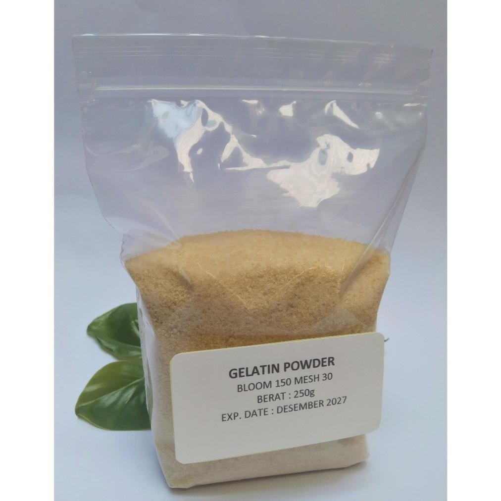 

Gelatin Bubuk Powder Halal MUI 250g terbaik