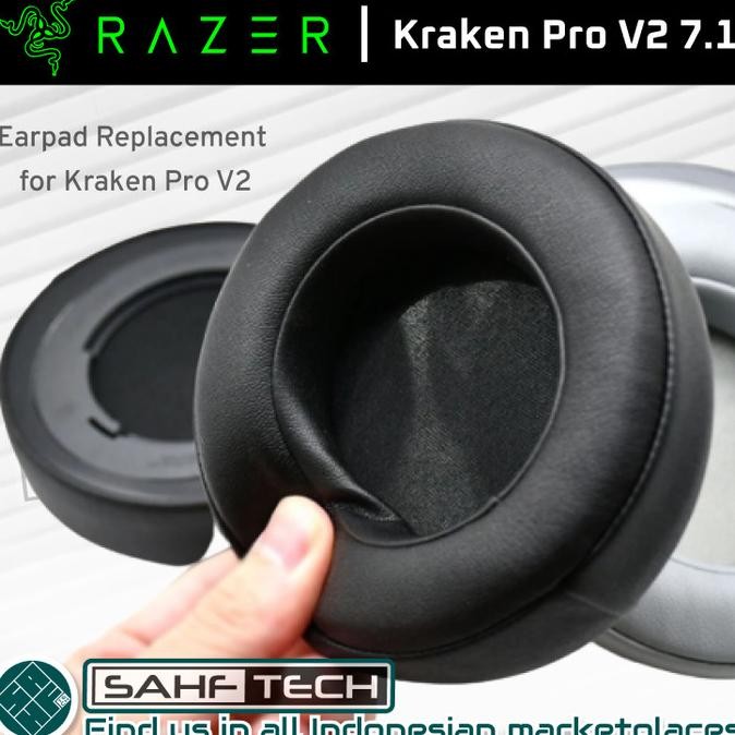 

TERSEDIA EARPAD EARCUP PAD CUP CUSHION FOAM BANTALAN RAZER KRAKEN PRO V2 7.1