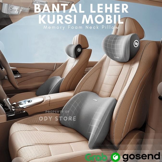 

TERSEDIA BANTAL LEHER KEPALA BANTALAN KURSI JOK MOBIL SUPER LEMBUT MEMORY FOAM NECK PILLOW HEADREST