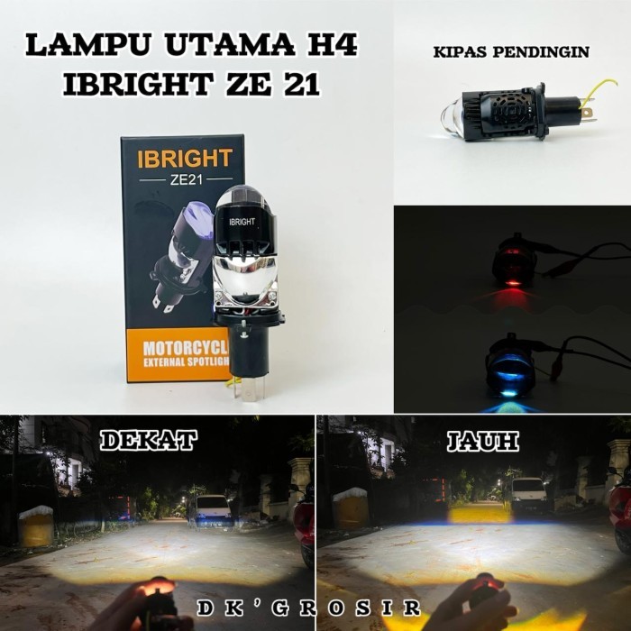 IBRIGHT ZE 21 - Lampu Utama H4 LED