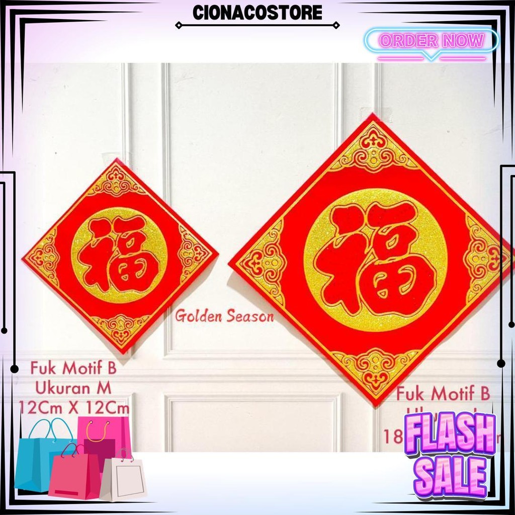 

[Lengkap] Stiker Tempelan Fu Imlek 2025 Terbaru Aneka Motif & Ukuran / Wang Lai Gong Xi Fa Cai D Best Seller