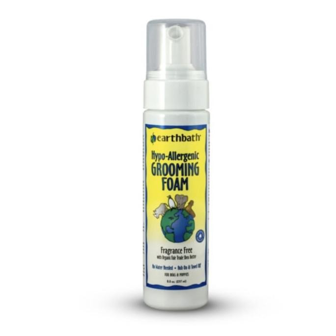

TERSEDIA EARTHBATH - HYPOALLERGENIC GROOMING FOAM FOR DOG - FRAGRANCE FREE 8OZ.