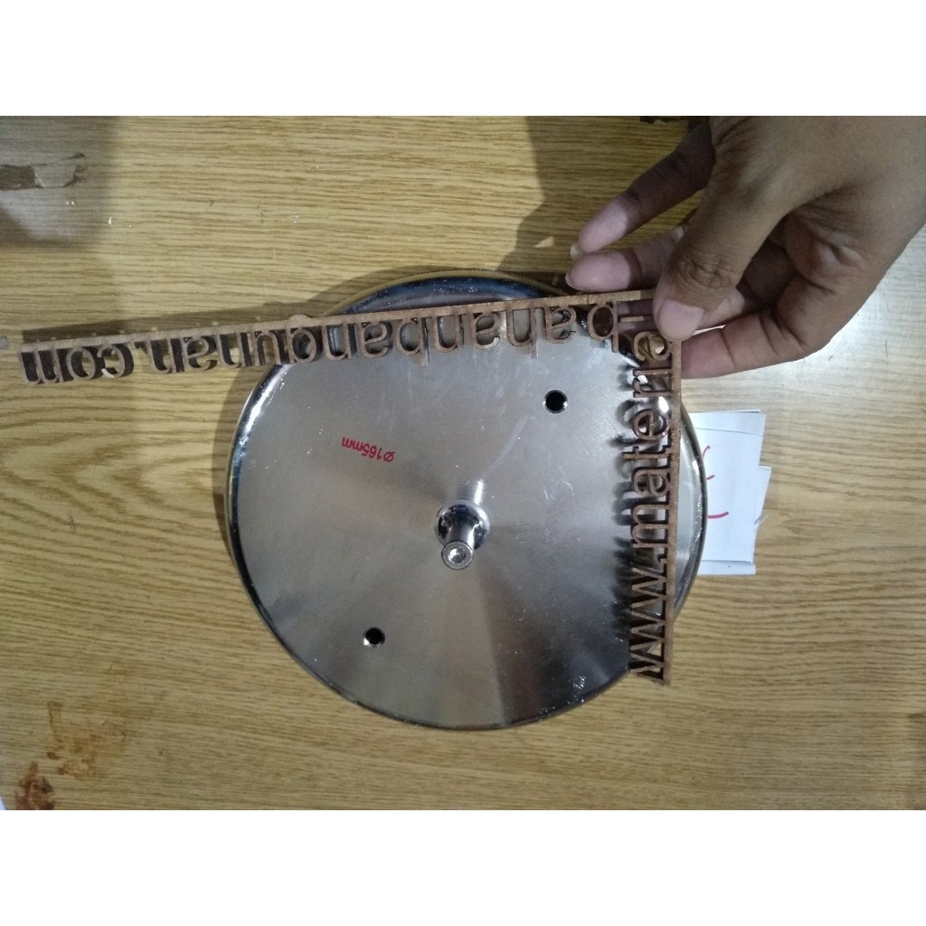 mata bor kaca akrilik diameter 165mm acrylic kaca lubang holo saw 16.5cm DISKON6