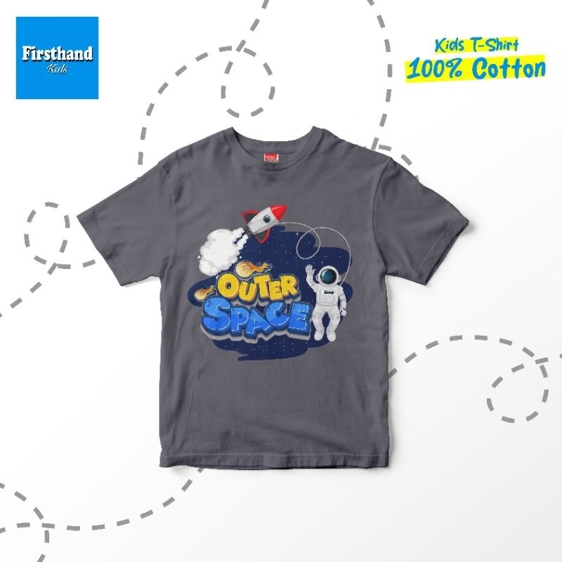 Kaos Space Rocket Original Distro Anak Baju Tanggung