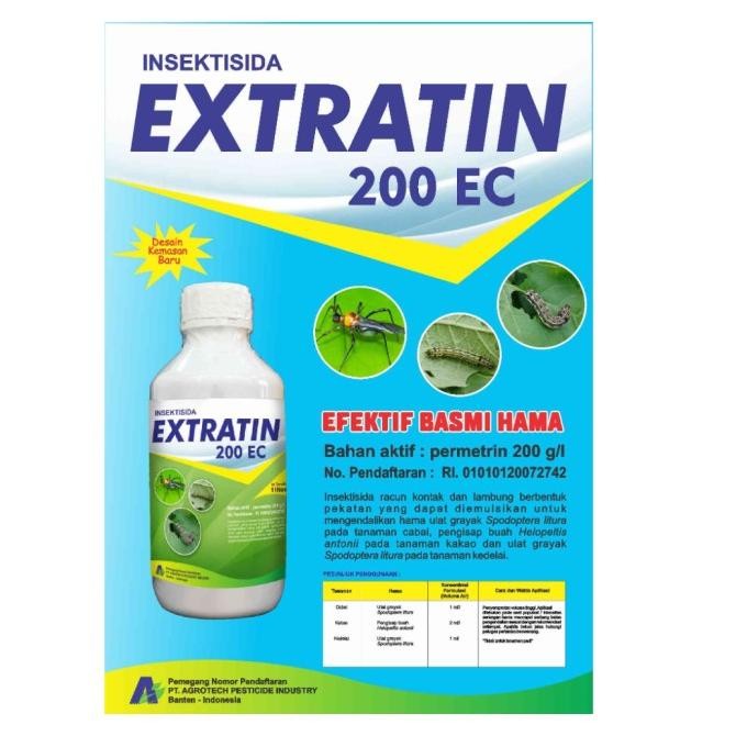 Insektisida  Extratin 200Ec 500Ml - Extratin Pertanian 200Ec 500Ml Perawat Tanaman Produk Original