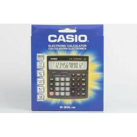 

TERMURAH - CASIO D 20L, DESKTOP CALCULATOR