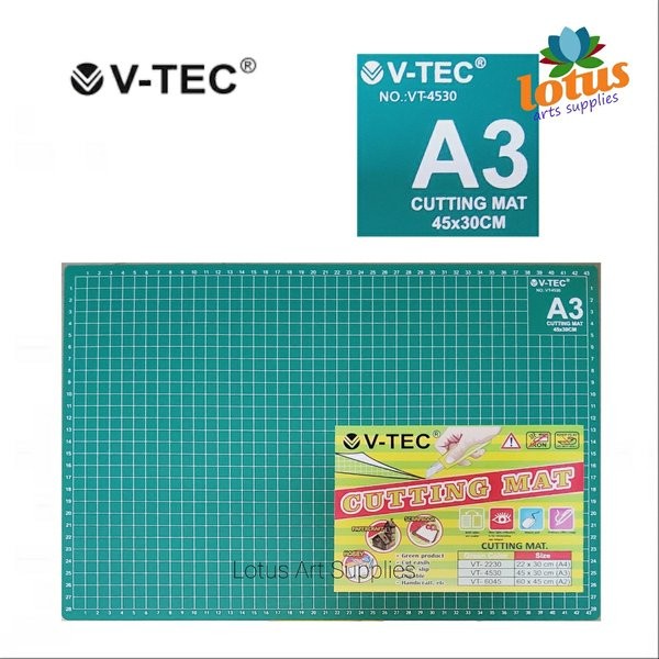 

Terlaris V-Tev Cutting Mat A3 - Alas Potong Ukuran A3 New