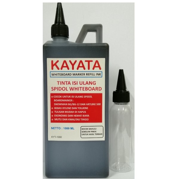 

Terlaris Tinta Spidol Whiteboard Refill Kayata Murah Dan Berkualitas 1 Liter New