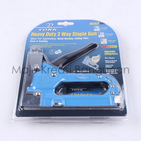 

Terlaris Staple Gun 3 Way Pistol Tembak Staples Stapler 3 In 1 Jok Kulit Hekter Heckter Tacker Heavy