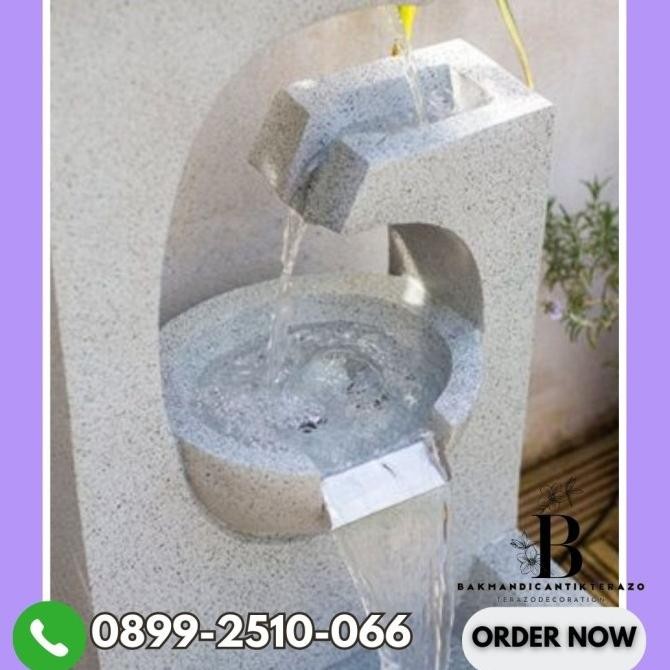 Spesial Air Mancur Teraso| Air Mancur Taman| Air Mancur Hias Putih Teraso Glossy