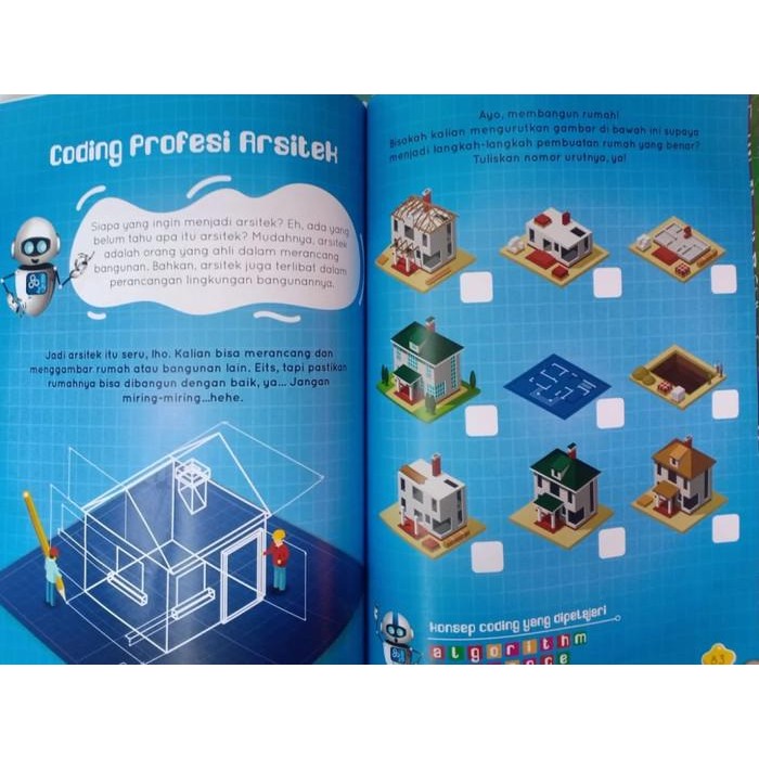 Buku Aktivitas Anak : Unplugged Coding Games (Maskana)
