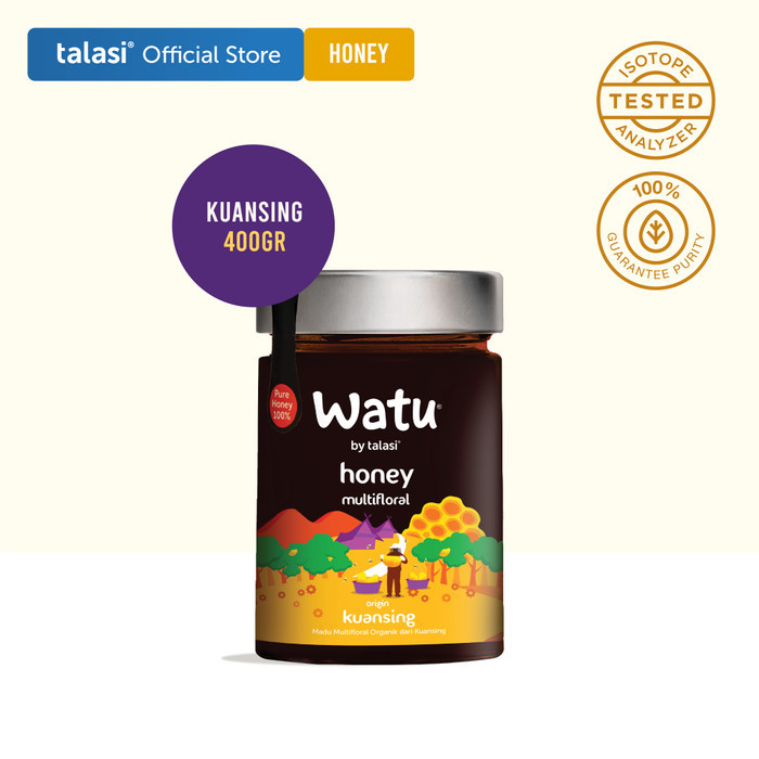 

Watu Multifloral Honey Madu Asli Kuansing ORGANIC Certified 400gr Riau PROMO SPECIAL