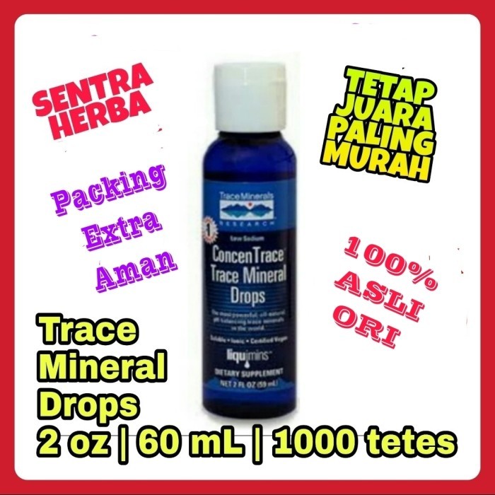 

Trace Mineral Drop ASLI dari TMR 60 ML (isi 1000 Tetes) MURAH EKSLUSIF