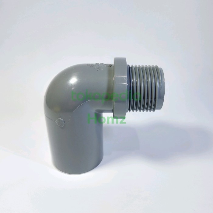 Knee Drat Luar 1 inch Aw SCG/Keni Drat Luar 1 in Pvc/Knie Drat/Siku L