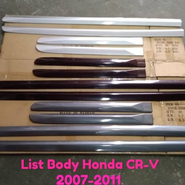 LIST BODY MOULDING CRV 2007 - 2011