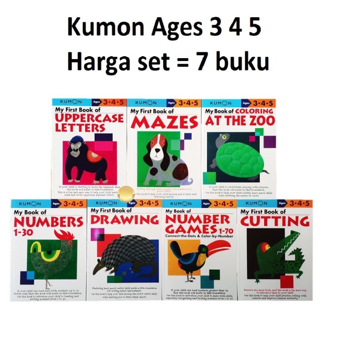 

PROMO! Buku Kumon My First Book Workbooks for Toddler ages 2 3 4 5