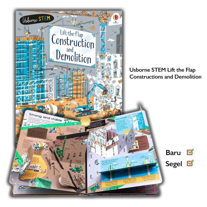 

Usborne STEM Construction and Demolition Lift The Flap