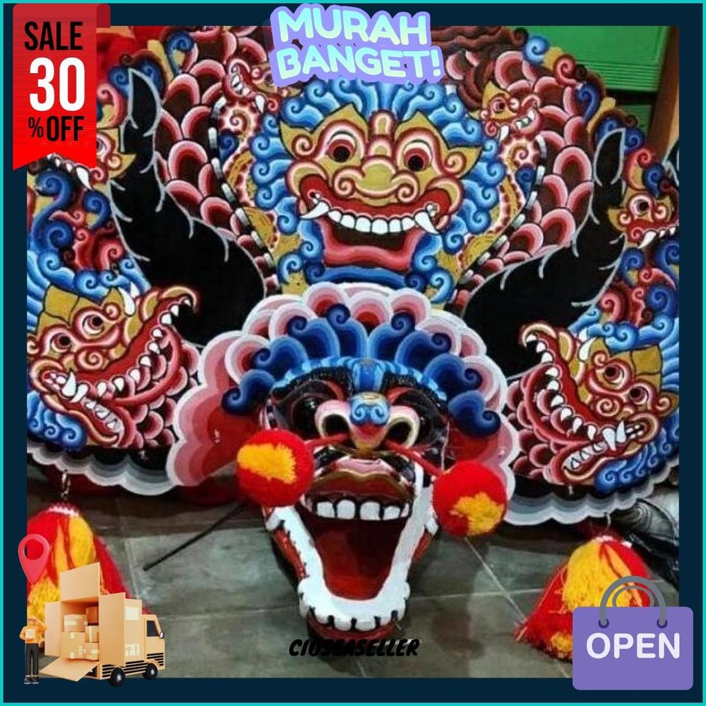 

Bisa Cod Cuci Gudang Barongan Rampak Telon Jamang Cat Air Brush Bonus Kemul Panjang Dan Pentul Tinggal Pakai Ukuran Anak Promo Barongan Plipit Romo Mainan Anak Barongan Anak Sd Brongan Plipit Premium / Barongan Spon Caplok Kain Panjang / Barongan Ponorogo