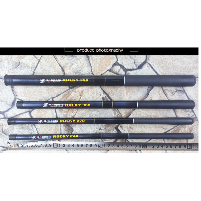 Joran Tegek Ruas Pendek Rocky 40Cm Panjang 270 360 450