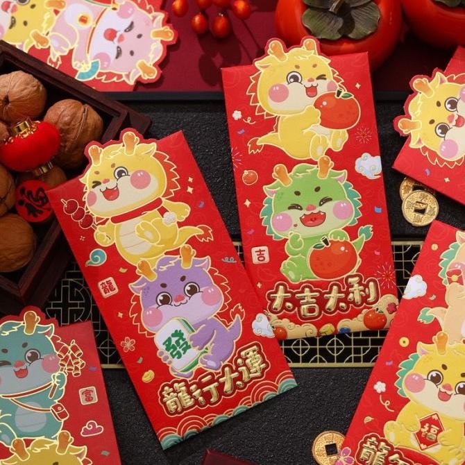 

pui Angpao Imlek Premium 3D Kuping Tahun NAGA DRAGON Sincia
