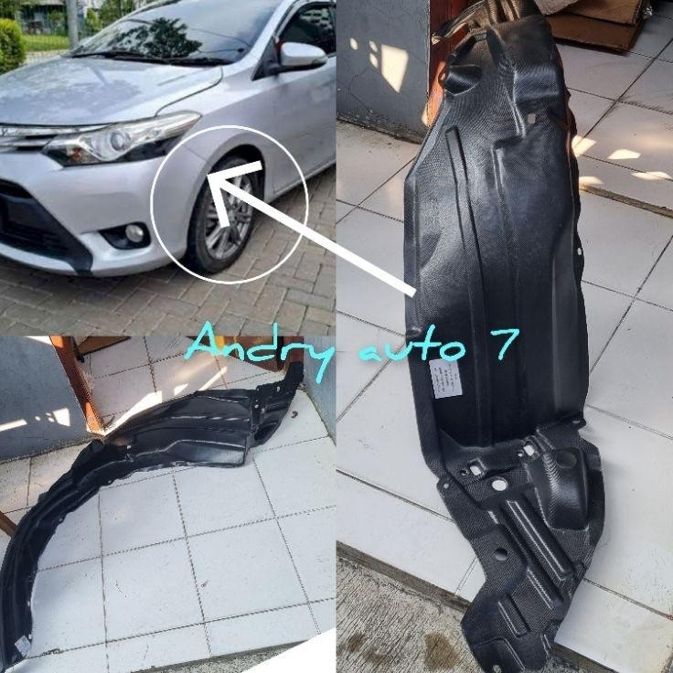 Nwv Liner Fender Kolong Atas Roda Spakbor Vios Gen 3 213 214 215 216 217 L Terlaris