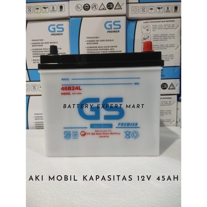 Aki Mobil Xpander Aerio Gs Goldshine Ns60L (46B24L) Accu Basah