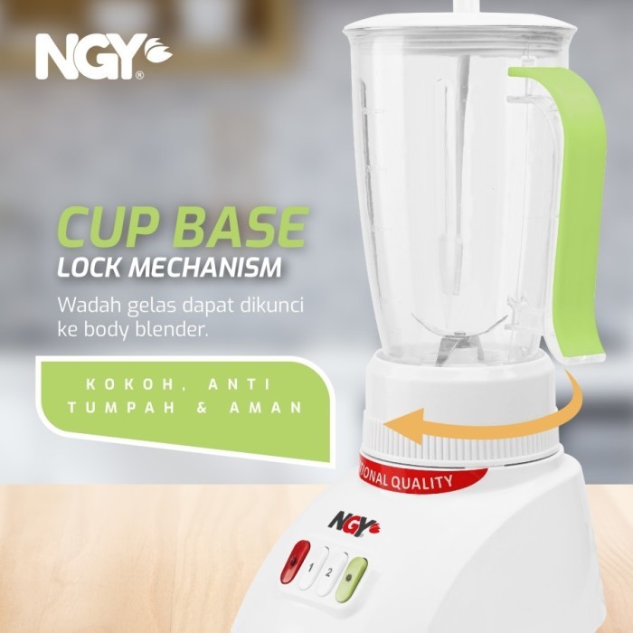 Termurah Blender Plastik Nagoya Ngy-T18Gn Blender 6 Mata Pisau Stainless Steel