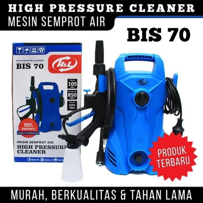 Terlaris Jet Cleaner Mesin Cuci Steam Mobil Dan Motor H&L Bis70 Semprot Air