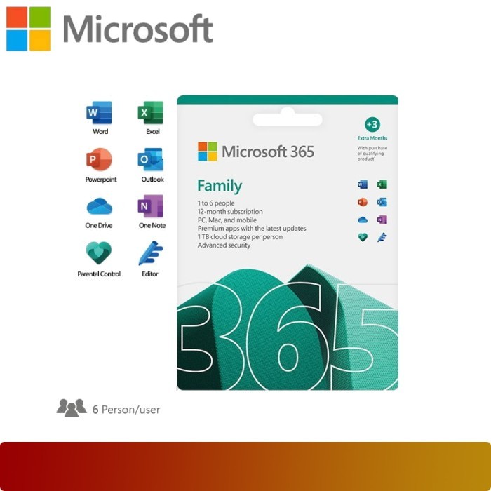 Microsoft Office 365 Family POSA