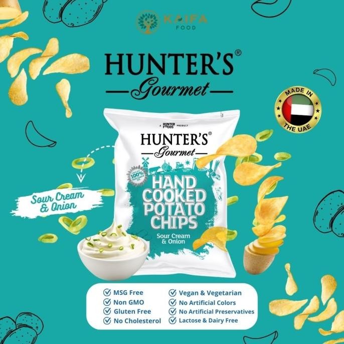 

BIG SALE HUNTERS GOURMET HAND COOKED POTATO CHIPS - KERIPIK KENTANG !!!!!