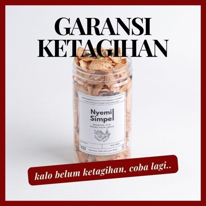 

TERBARU NYEMIL SIMPEL - BASRENG SUPER PREMIUM PIPIH - PEDAS DAUN JERUK - SUPER CRISPY - 250GR !!!!!