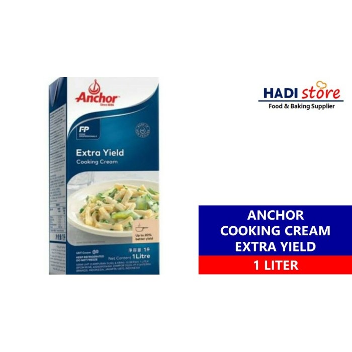 

SALE ANCHOR EXTRA YIELD COOKING CREAM KRIM MASAK - 1 LITER Kode 1112