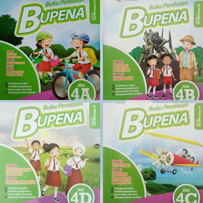 

Paket Bupena SD kls 4 K13N