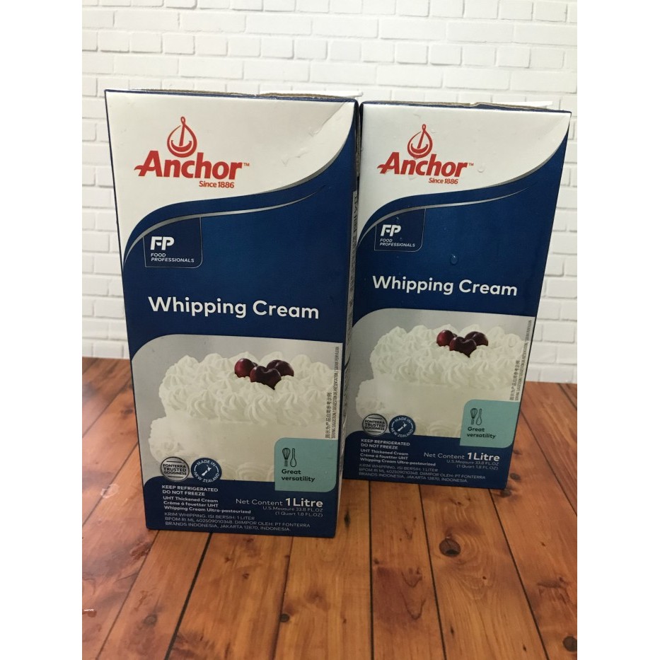 

PRODUK TERBATAS Anchor Whipping Cream 1 Liter Kode 1124
