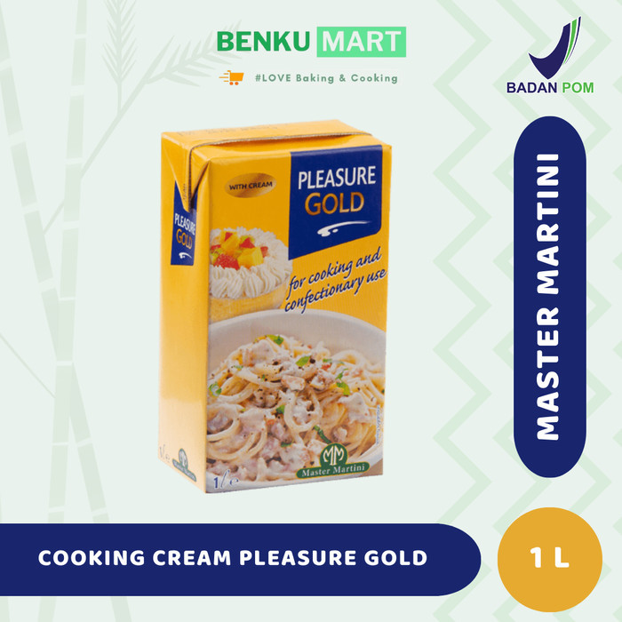 

OBRAL Cooking Cream Pleasure Gold 1 L Krim Masak Master Gourmet Gold Kode 335