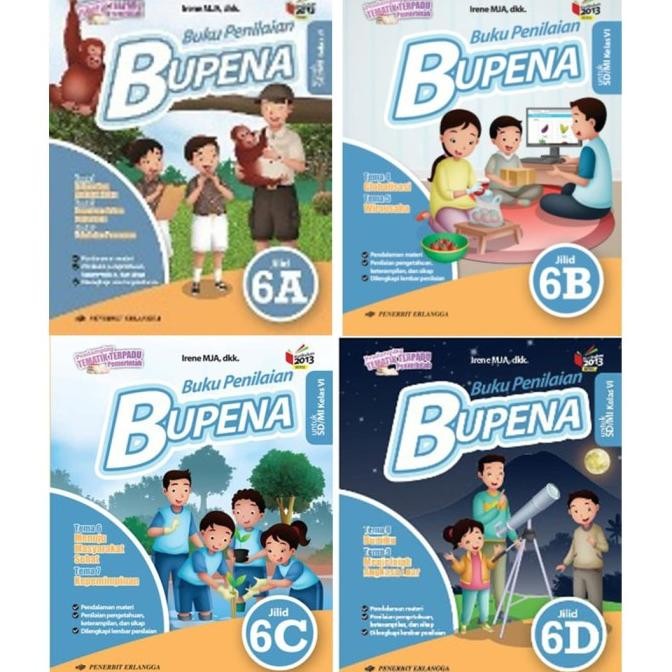 

BEST SELLER PAKET LENGKAP BUPENA 6A, 6B, 6C & 6D ERLANGGA Kelas 6 SD