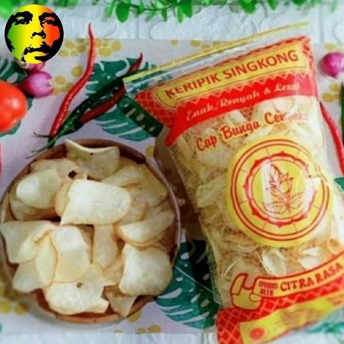 

READY STOCK KERIPIK SINGKONG CAP BUNGA CEMPAKA 450GR KARTON ISI 10 !!!!!