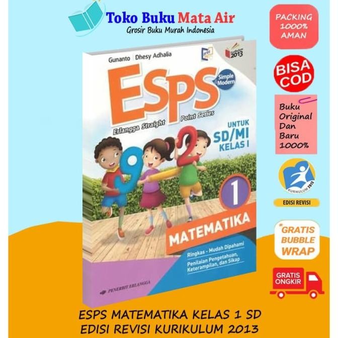

BEST SELLER ESPS MATEMATIKA 1 UNTUK SD/MI KELAS I ( K13N ) ERLANGGA