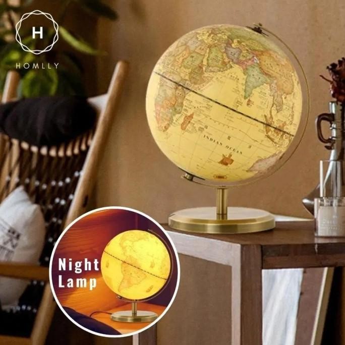 

Globe Meja Kantor Peta Geographic Edukasi Terestrial Dekorasi Vintage