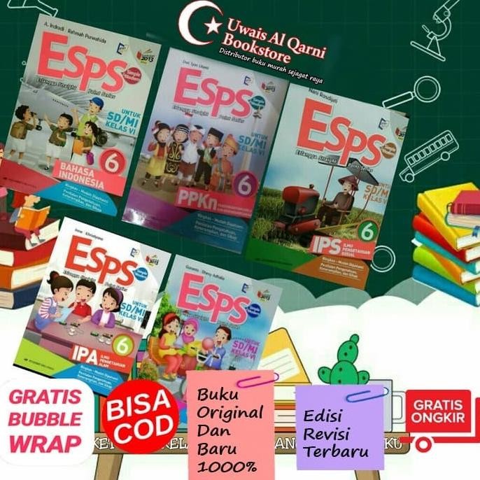 

PAKET ESPS KELAS 6 SD K13N 5 BUKU ERLANGGA